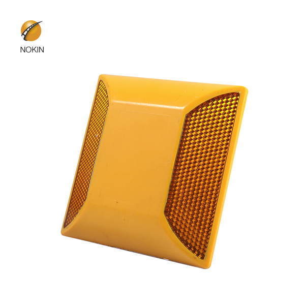Amber Flashing Solar Pavement Marker With Shank-NOKIN 